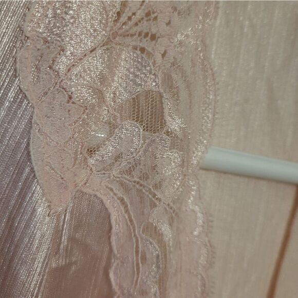 #36 Henson Kickernick Vintage Pink Nylon Long Womens Robe W/Tag, Size M - Picture 7 of 13